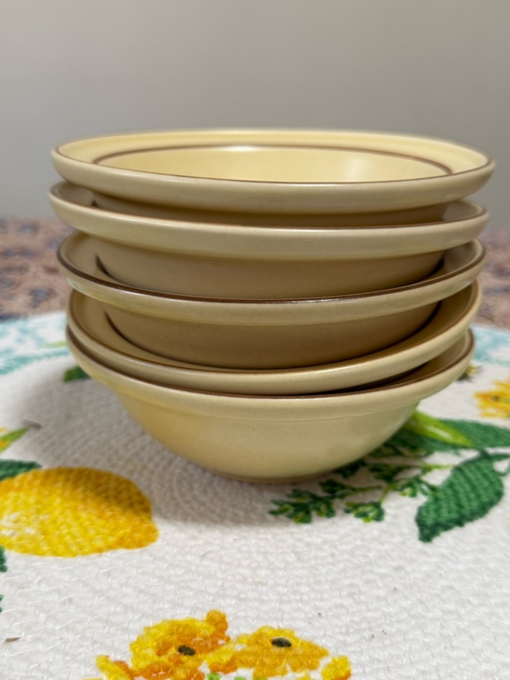 Pfaltzgraff Country Village Stoneware Bowls - Set of 5